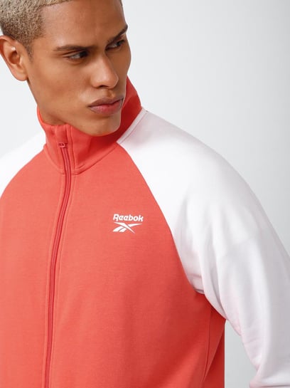 Reebok half sleeve on sale jacket