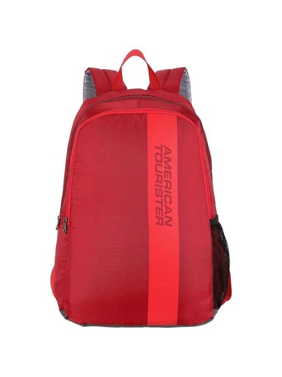 American tourister 2024 backpack red colour