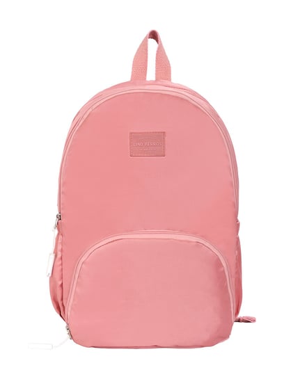 Buy Lino Perros Everyday Peach Medium Laptop Backpack at Best