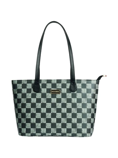 Buy Bellissa Green Checks Medium Mini Box Shoulder Handbag Online