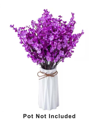 Babys Breath Artificial Flowers for Decoration Fake Gypsophila Bouquet for  Flower Arrangement Purple 