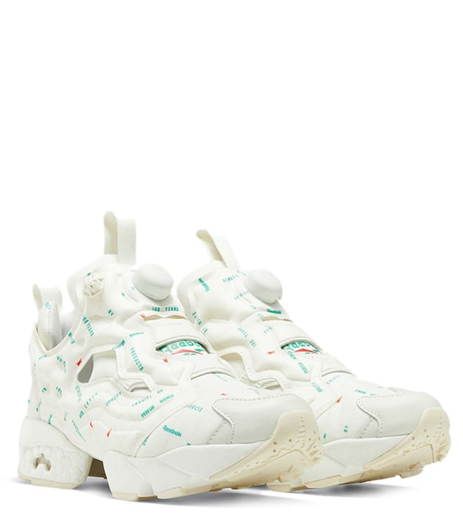 Reebok Women s Instapump Fury Off White Running Shoes