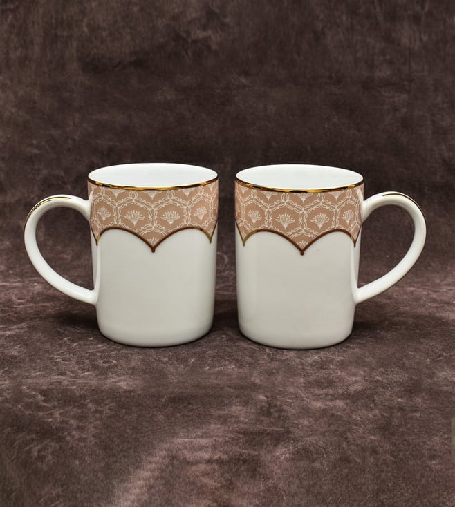 Buy Moai ceramic coffee mug set of 2 Online - Ellementry