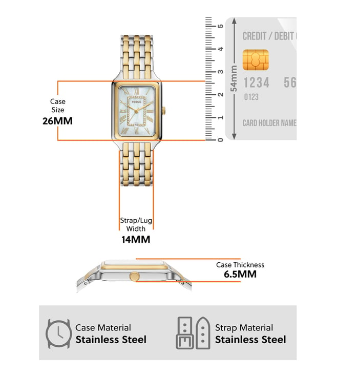 Buy FOSSIL ES5305 Raquel Analog Watch for Women Online @ Tata CLiQ Luxury