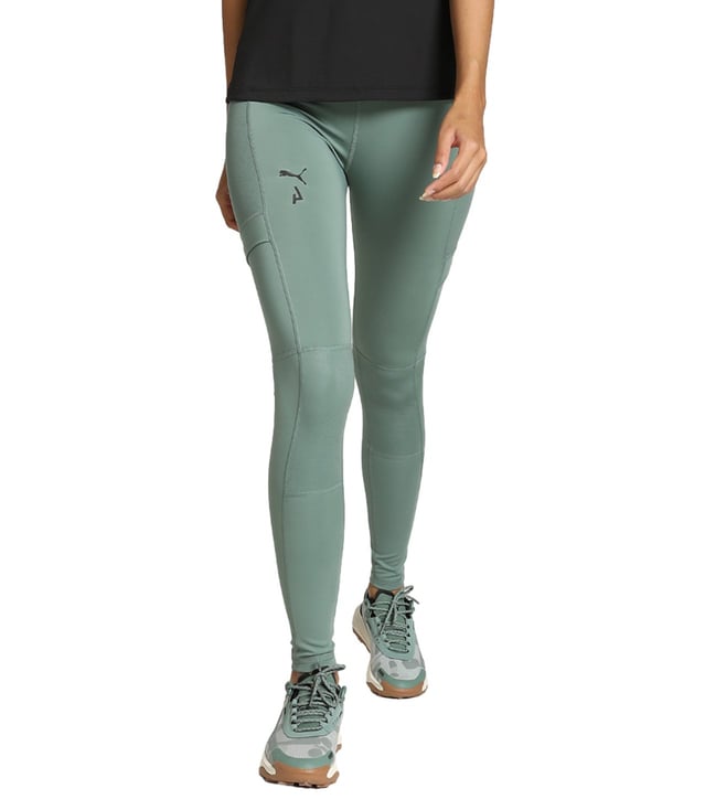 PUMA Seasons Full-Length Trail Running Tights Women, Eucalyptus