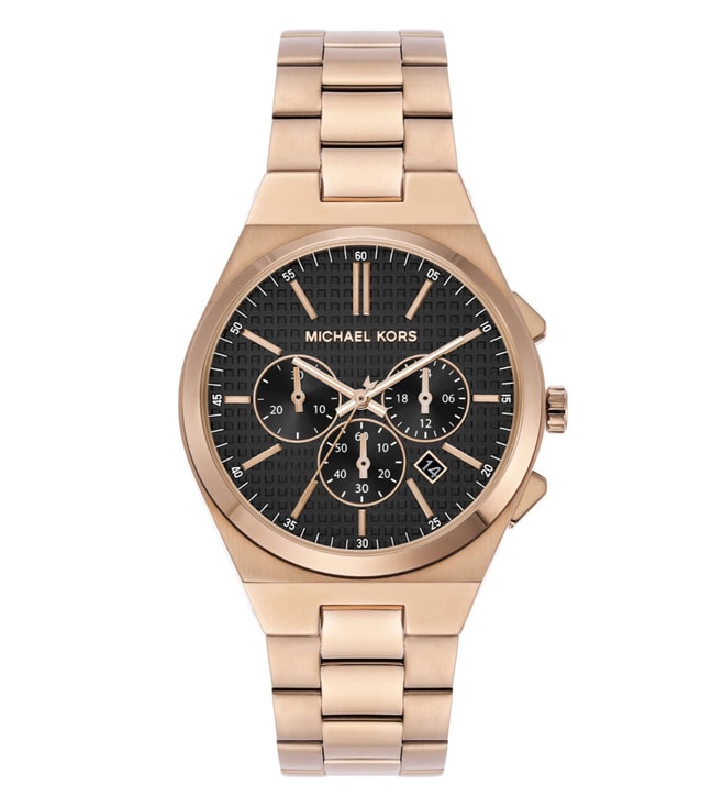 Buy Michael Kors MK8642 Theroux Black Dial Watch for Men Online @ Tata CLiQ  Luxury