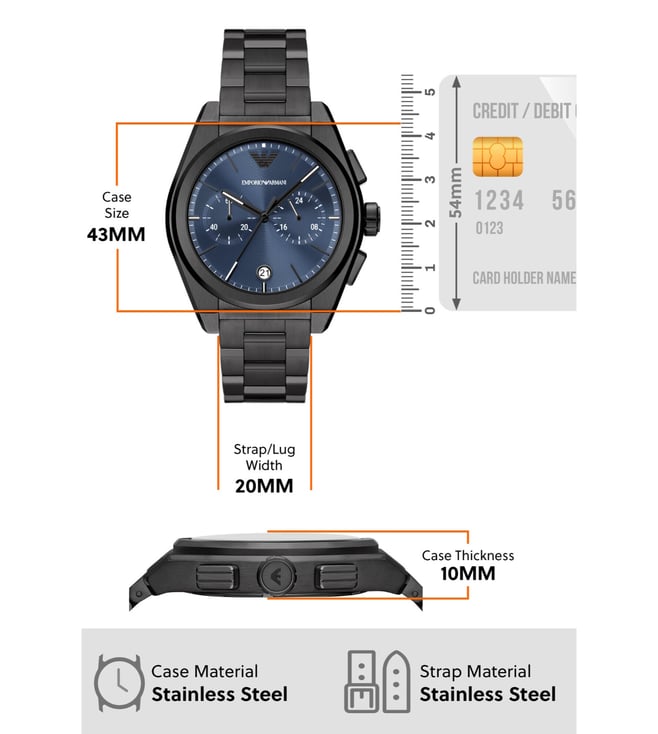 Buy Emporio Armani AR11561 Analog Watch for Men Online @ Tata CLiQ Luxury