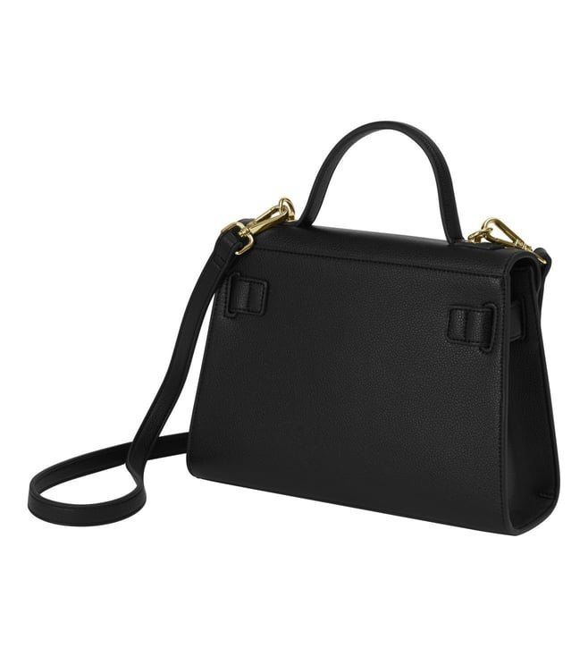 Buy Cavalli Class Black Velino Medium Satchel for Women Online @ Tata ...