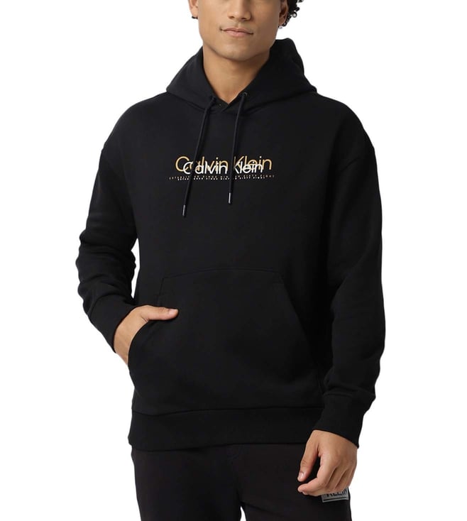 Calvin Klein COMFORT UNISEX - Hoodie - black 