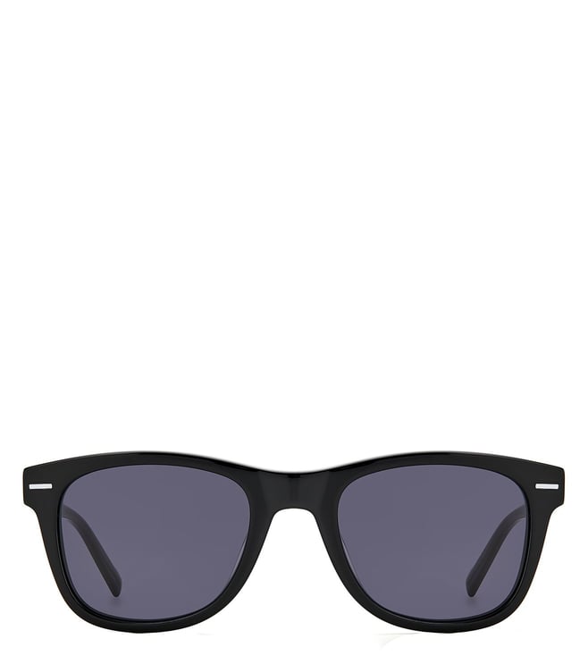 Jet black 2024 wayfarer sunglasses