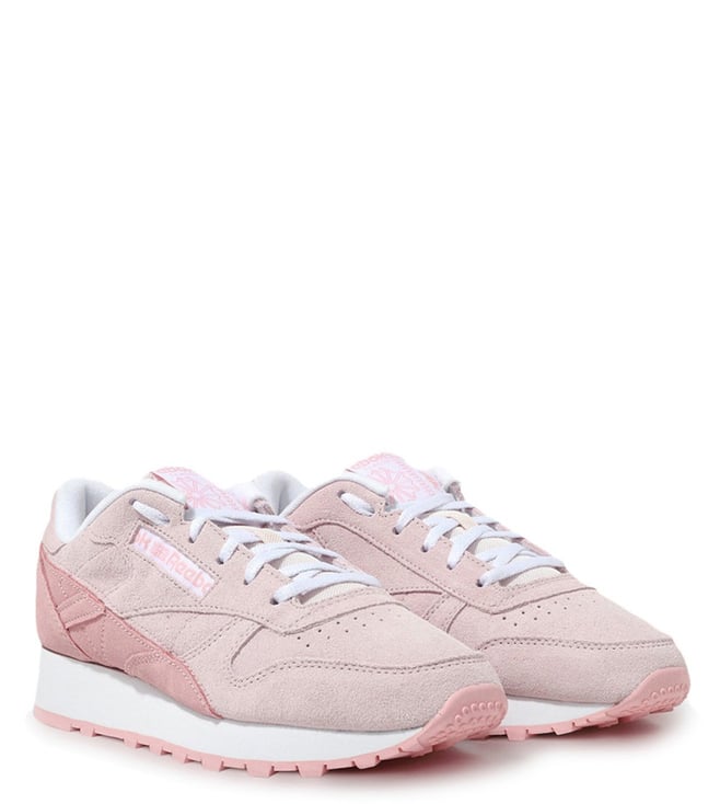 Reebok classic suede cheap womens pink