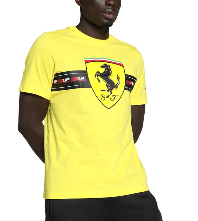 Puma shirt yellow hotsell