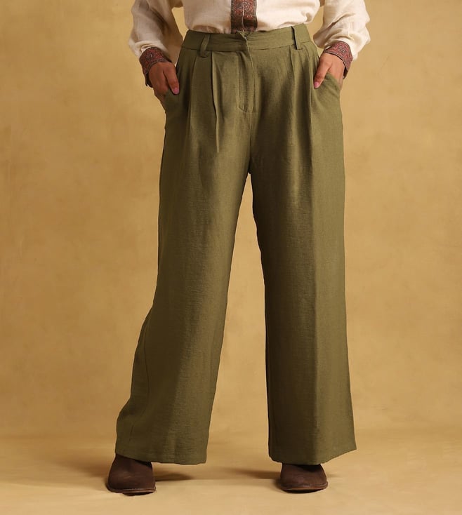 solid tapered pant