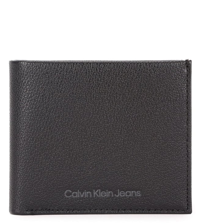 BOSS by HUGO BOSS Monogram-trim Leather Wallet With Coin Pocket in Black  for Men