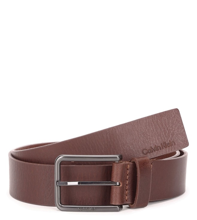 Buy TOMMY HILFIGER Navy & Brown Amy Reversible Leather Belt for Men Online  @ Tata CLiQ Luxury