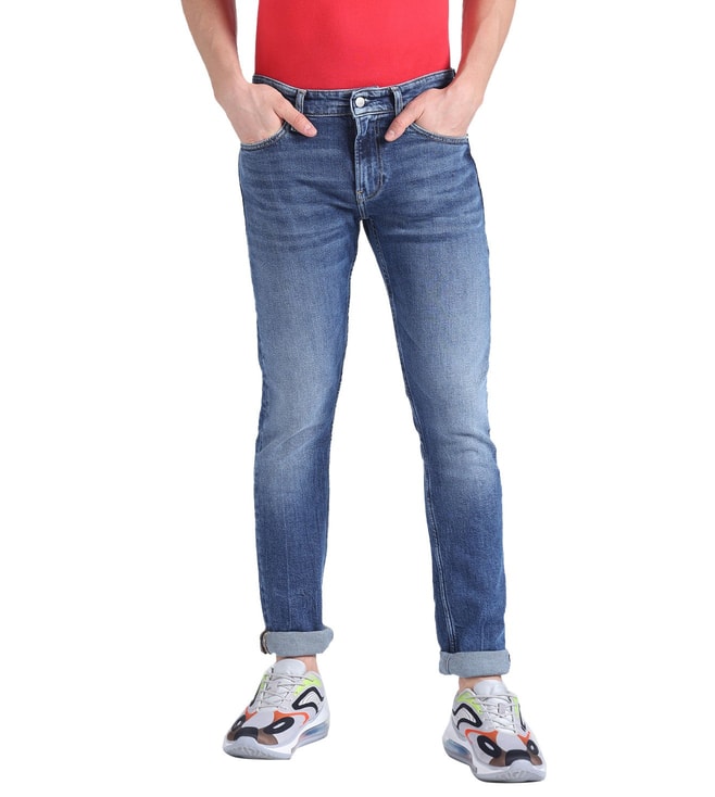 Buy CALVIN KLEIN JEANS Mens 2 Pocket Solid Track Pants | Shoppers Stop