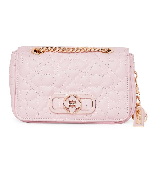 ALDO Pink EXPERTISA Quilted Medium Cross Body Bag