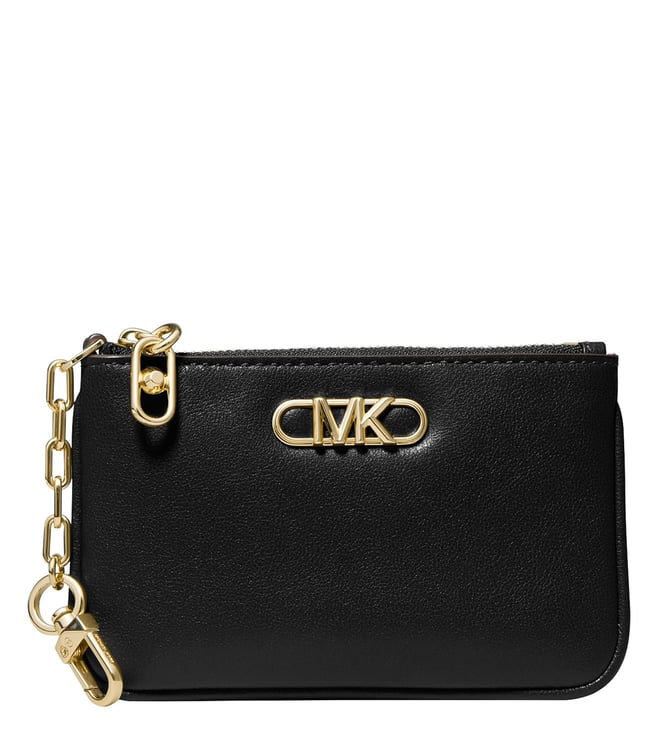 Michael Kors Sm Chain Pouchette Clutch In Vaniglia-cuoio