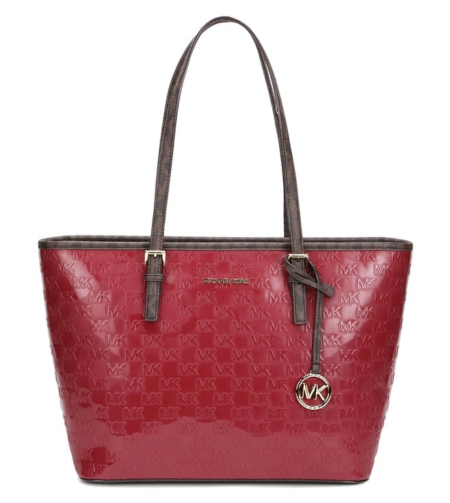 Buy MICHAEL Michael Kors Light Quartz Jet Set Crossbody Bag for Women  Online @ Tata CLiQ Luxury