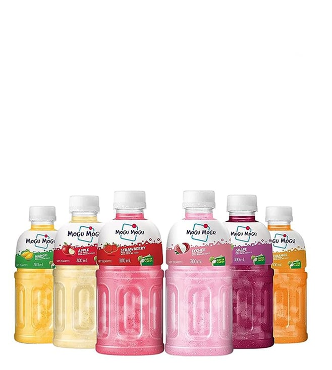 Buy MOGU MOGU Multi Flavour Mix Fruit Juice with 25% NATA De Coco 320ML -  Pack of 6 Online at Best Prices in India - JioMart.