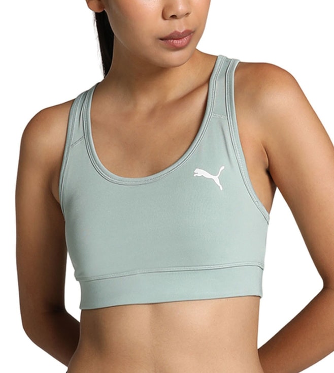 Buy Puma Green Tight Fit Sports Bra for Women Online @ Tata CLiQ Luxury