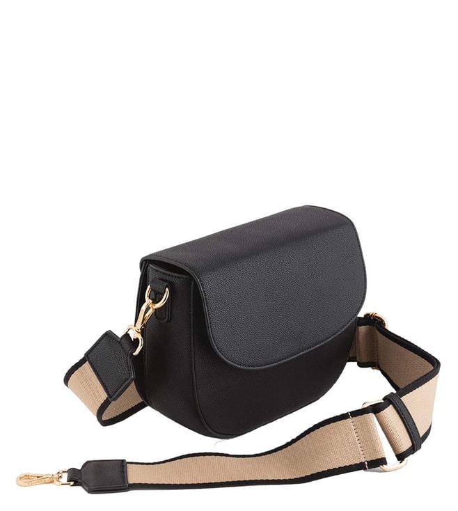 Buy Carpisa Black Leather Small Cross Body Bag for Women Online @ Tata CLiQ  Luxury