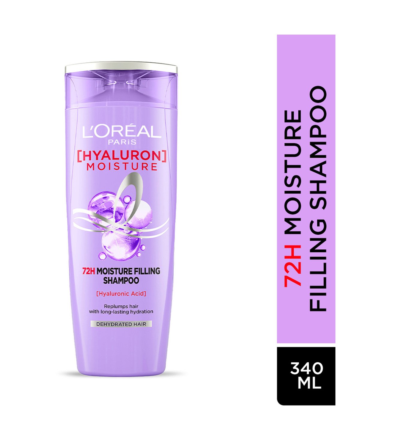 Buy L'Oreal Paris Hyaluron Moisture 72H Moisture Filling Shampoo - 340 ml  Online On Tata CLiQ Palette