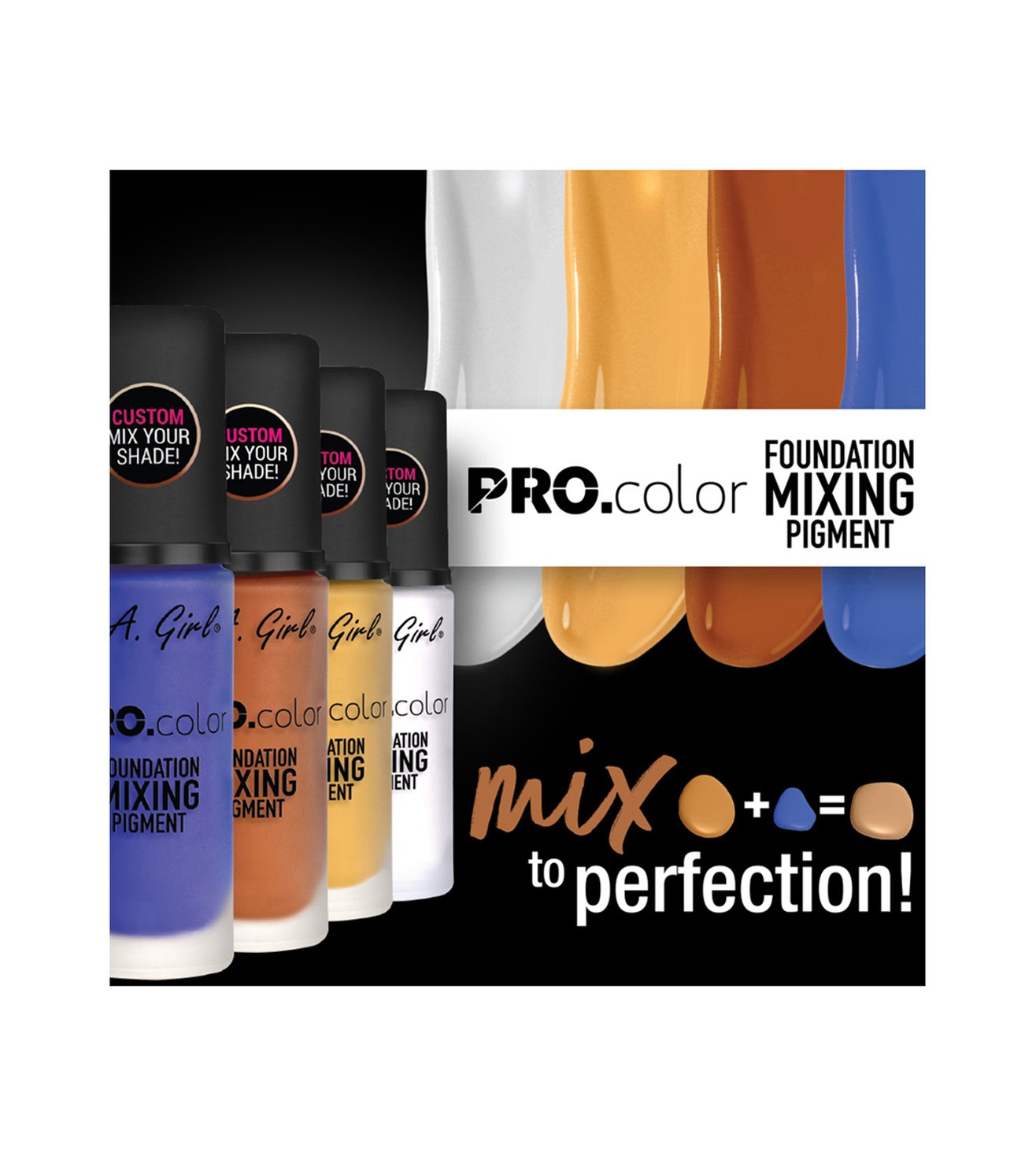 NEW! L.A. GIRL PRO COLOR FOUNDATION MIXING KIT 