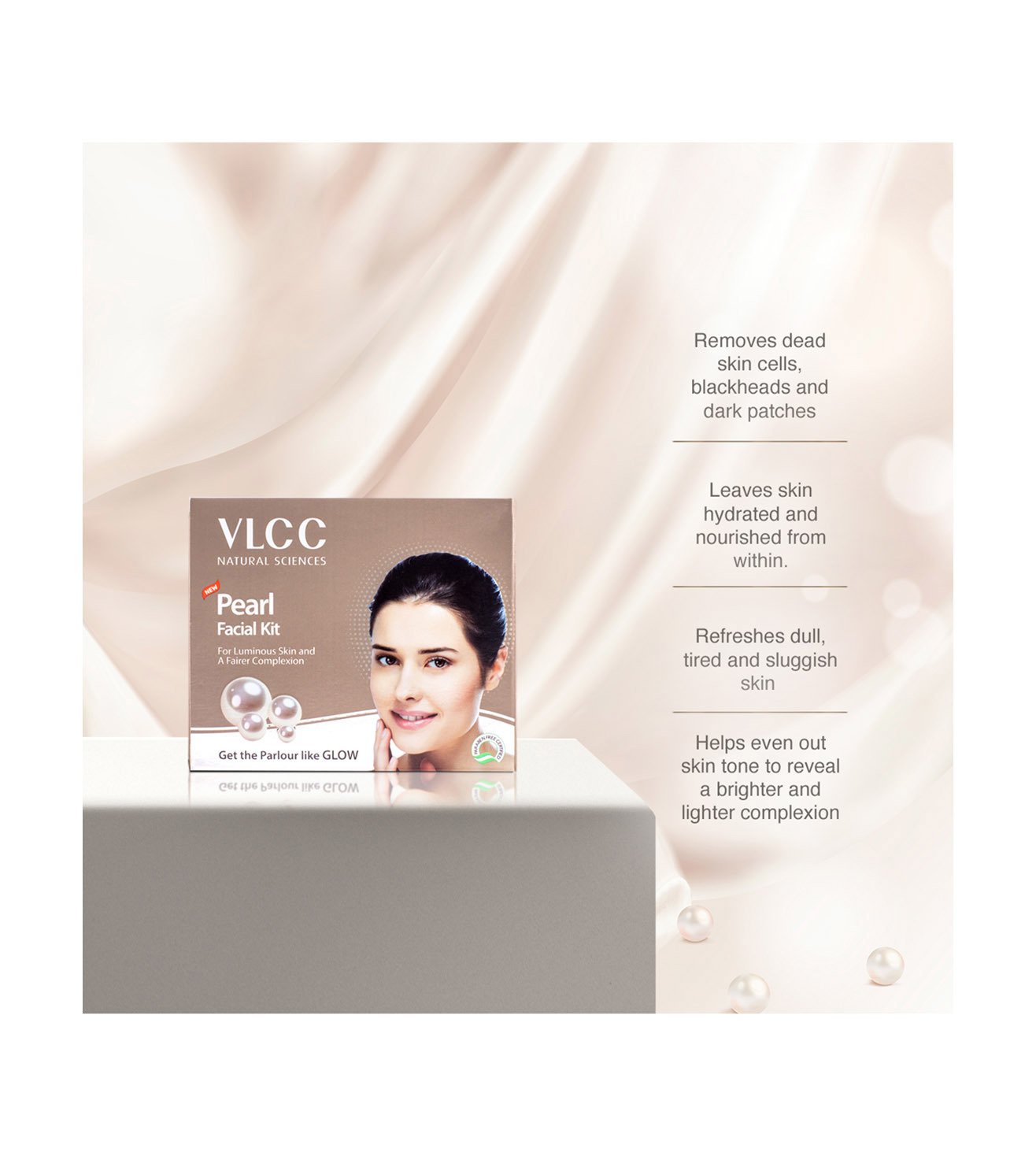 Vlcc pearl online facial kit