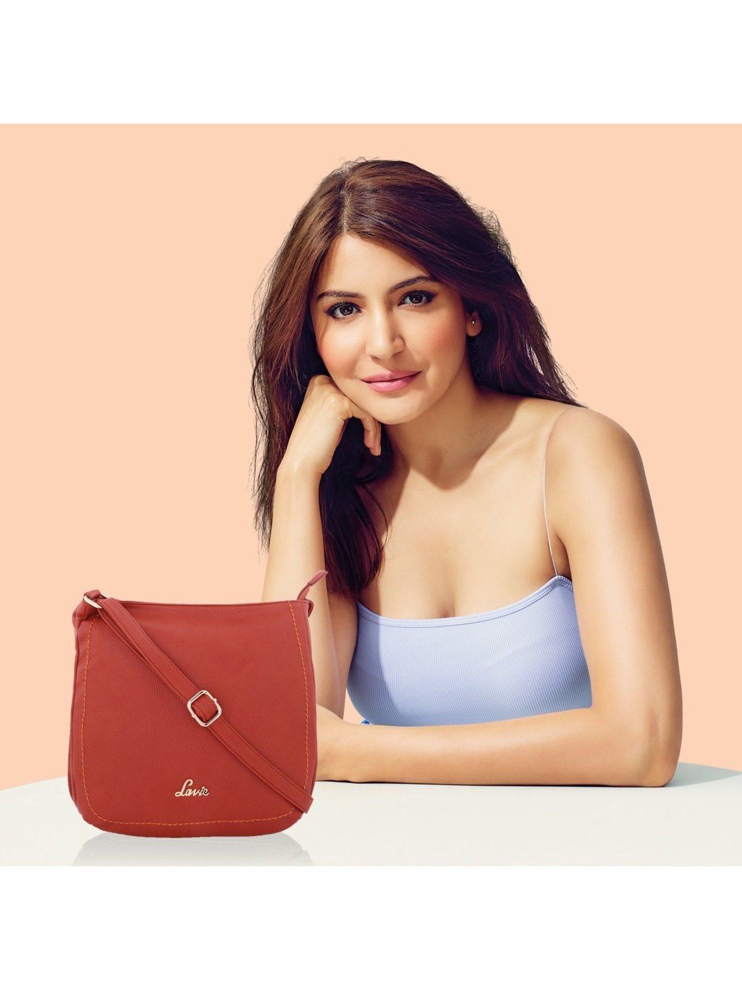 Buy Lavie Marma Red Solid Sling Bag For Women At Best Price Tata