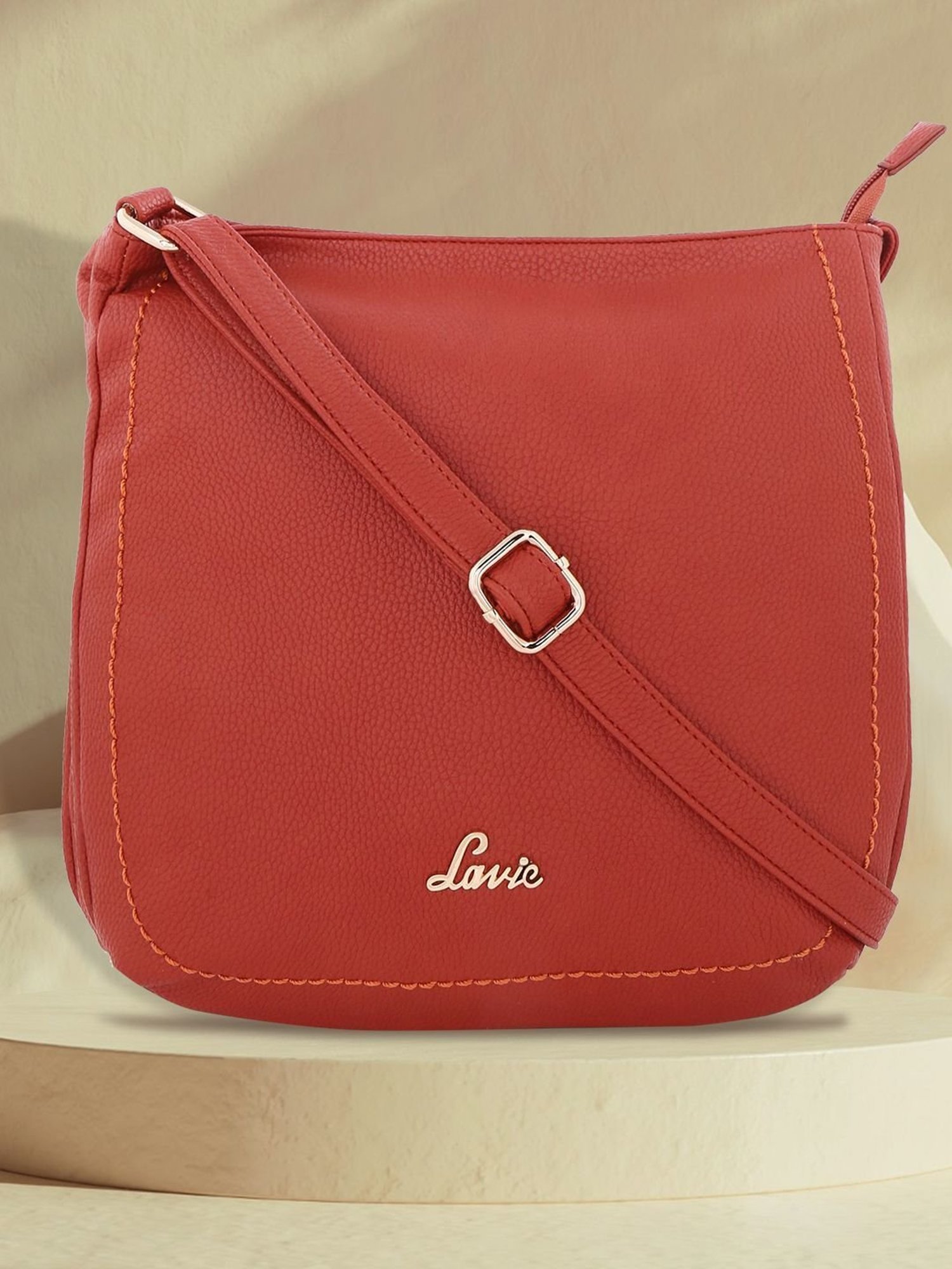 Buy Lavie Marma Red Solid Sling Bag For Women At Best Price Tata