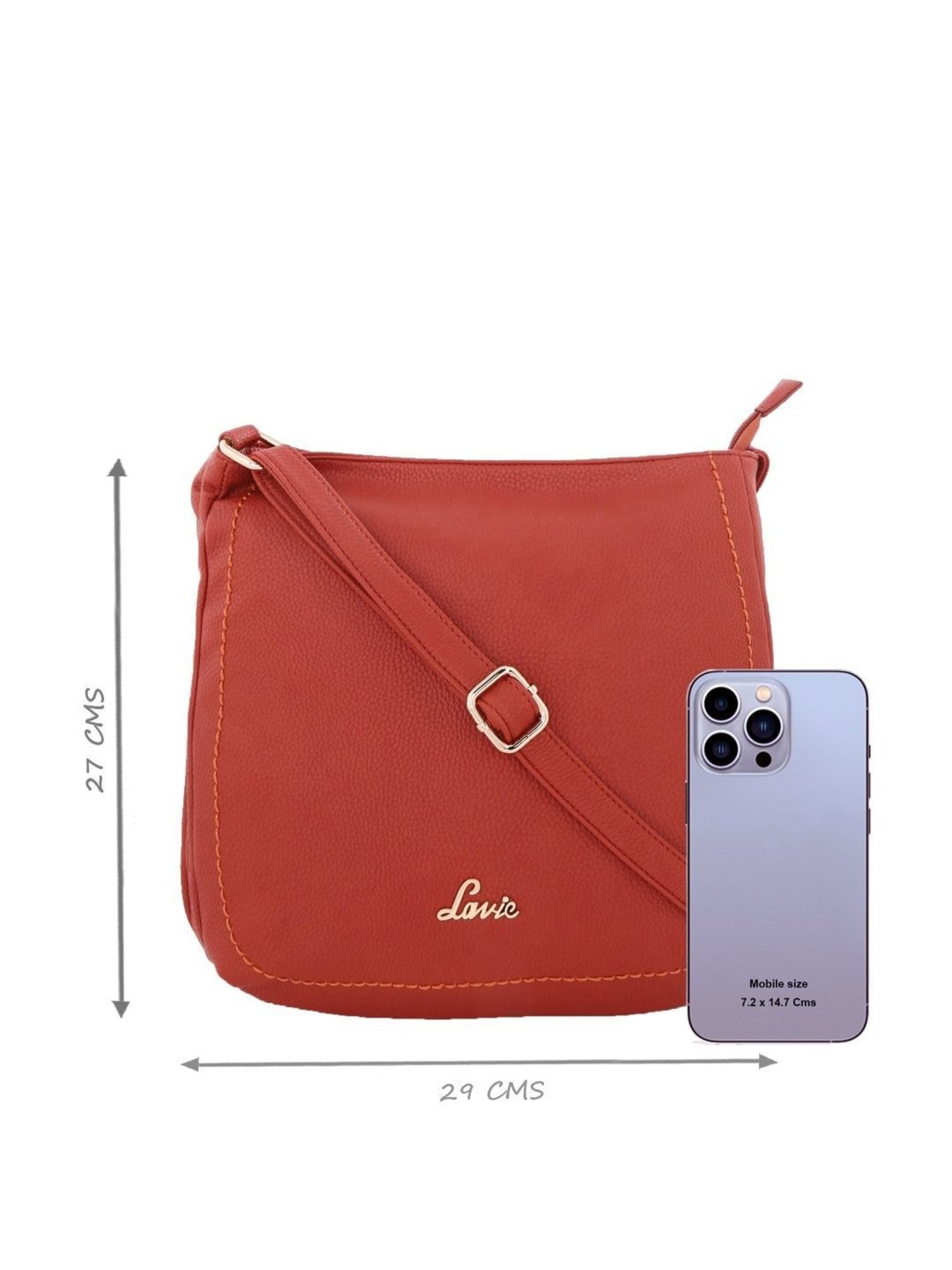 Buy Lavie Marma Red Solid Sling Bag For Women At Best Price Tata