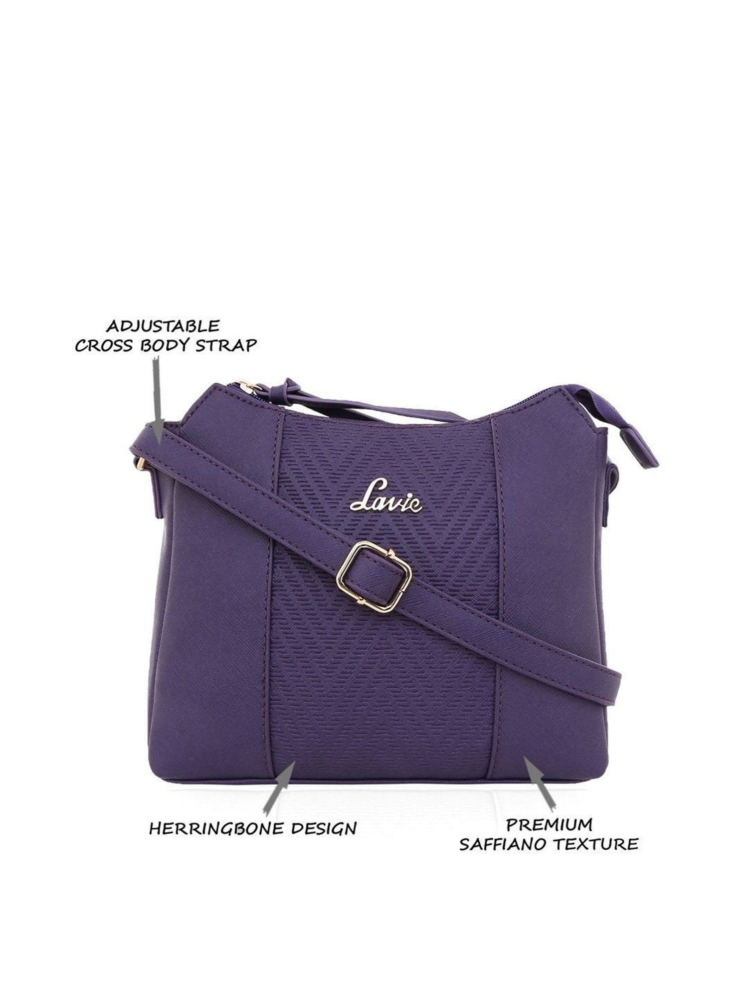 Buy Lavie Yalta Textured Medium Shoulder Handbag For Women At Best Price @  Tata CLiQ