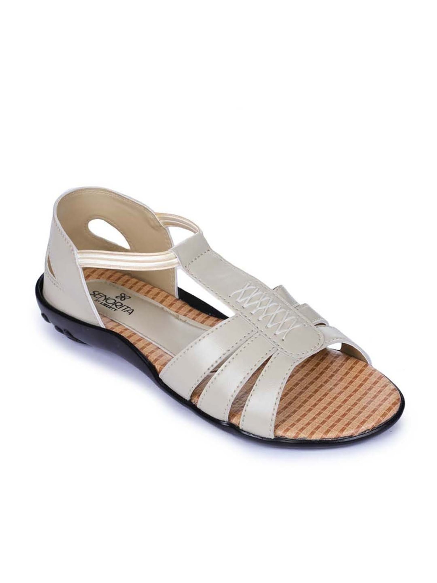 Senorita Casual (Beige) Thong Sandals For Women MDL-26 By Liberty