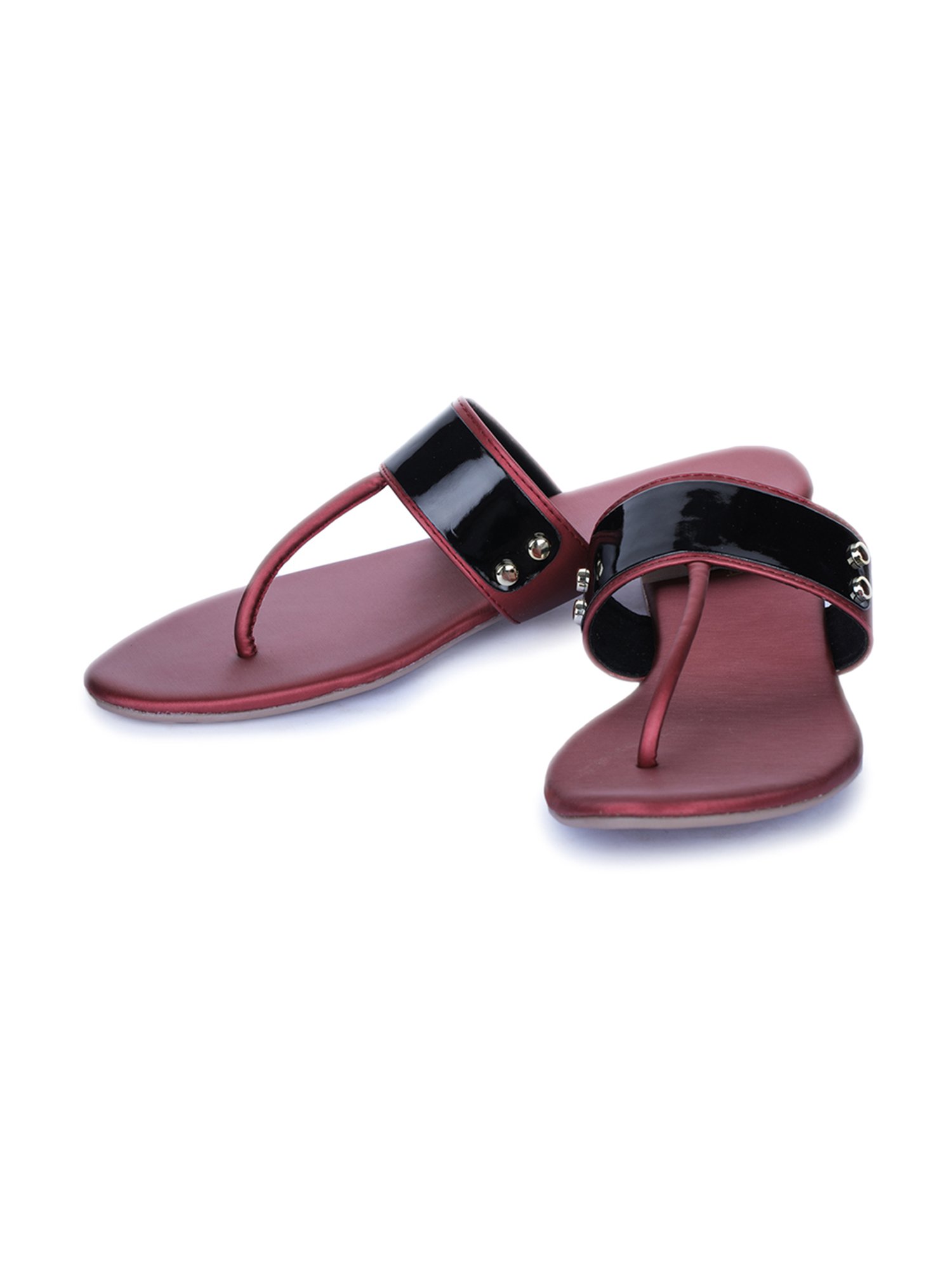 Buy Maroon Flip Flop & Slippers for Women by Aady Austin Online | Ajio.com