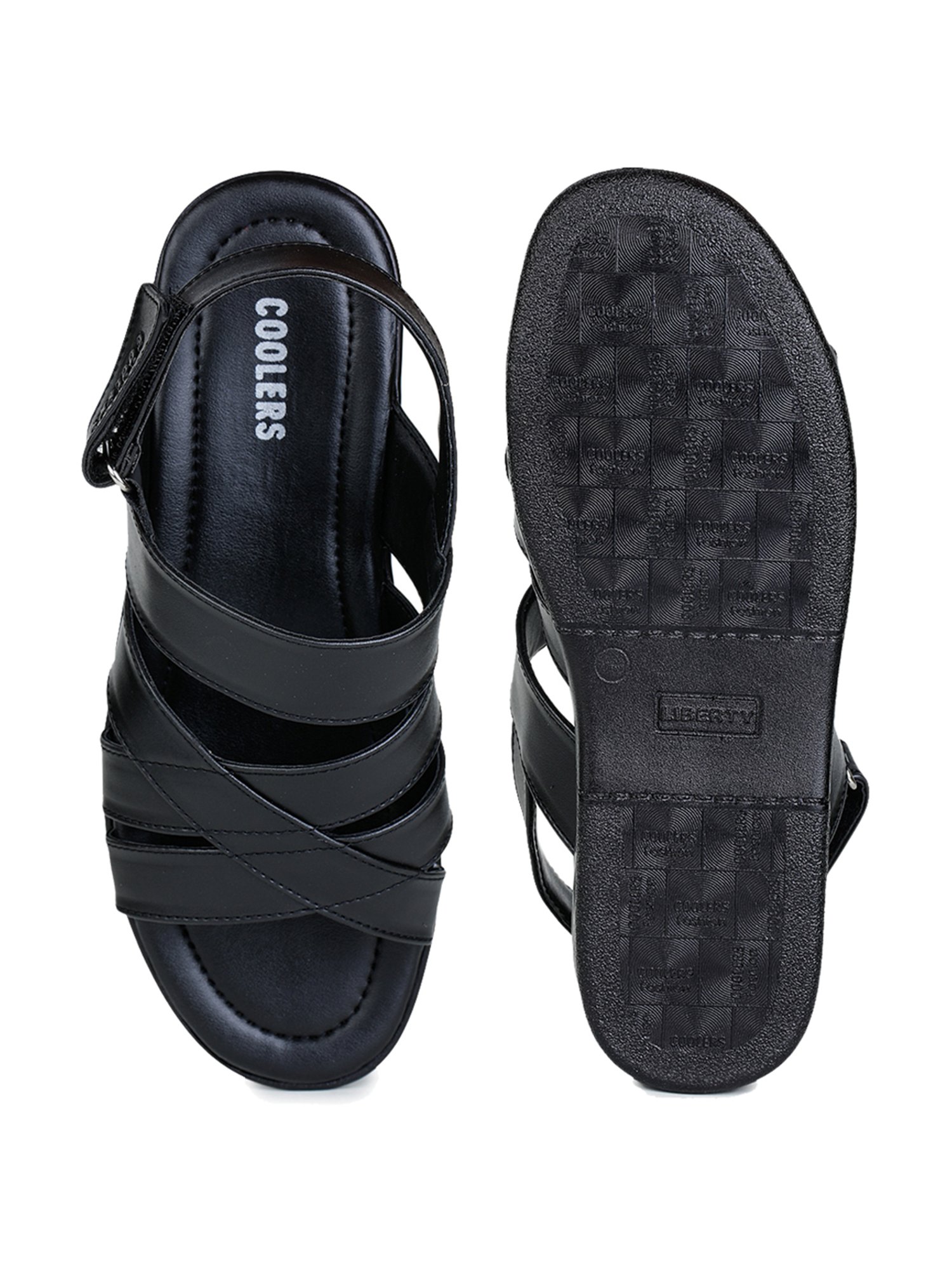 Buy Coolers By Liberty Men's Black Casual Sandals for Men at Best Price @  Tata CLiQ