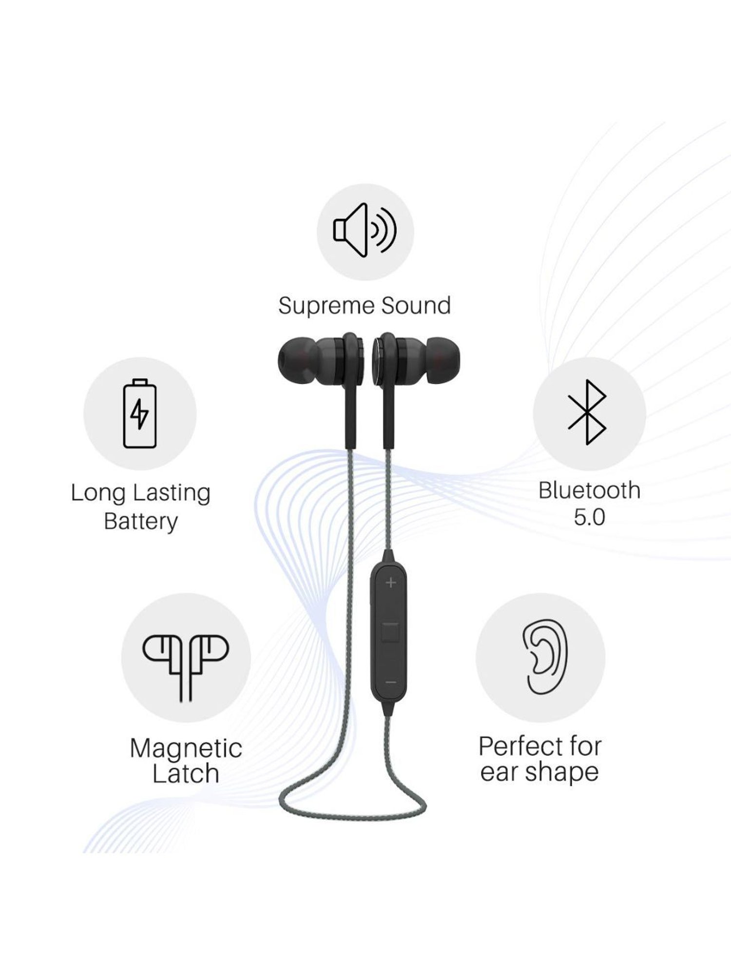 Buy Portronics Harmonics 224 POR 1156 Bluetooth Earphone with Mic