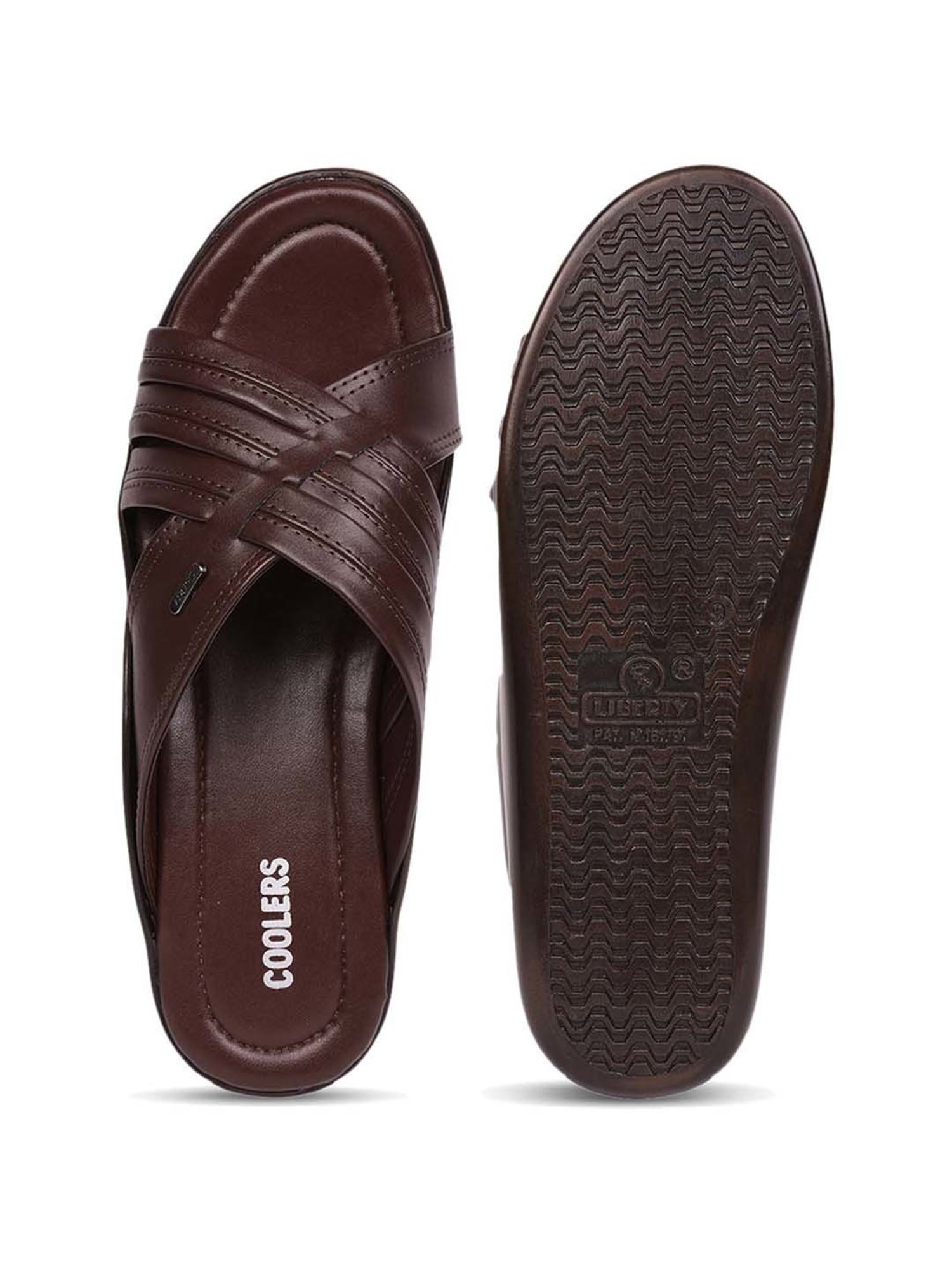 Liberty Coolers Formal Mens Slippers (Black, COOL99-105, Size: 10) in  Aurangabad-Maharashtra at best price by Shoe Appetite 2 - Justdial