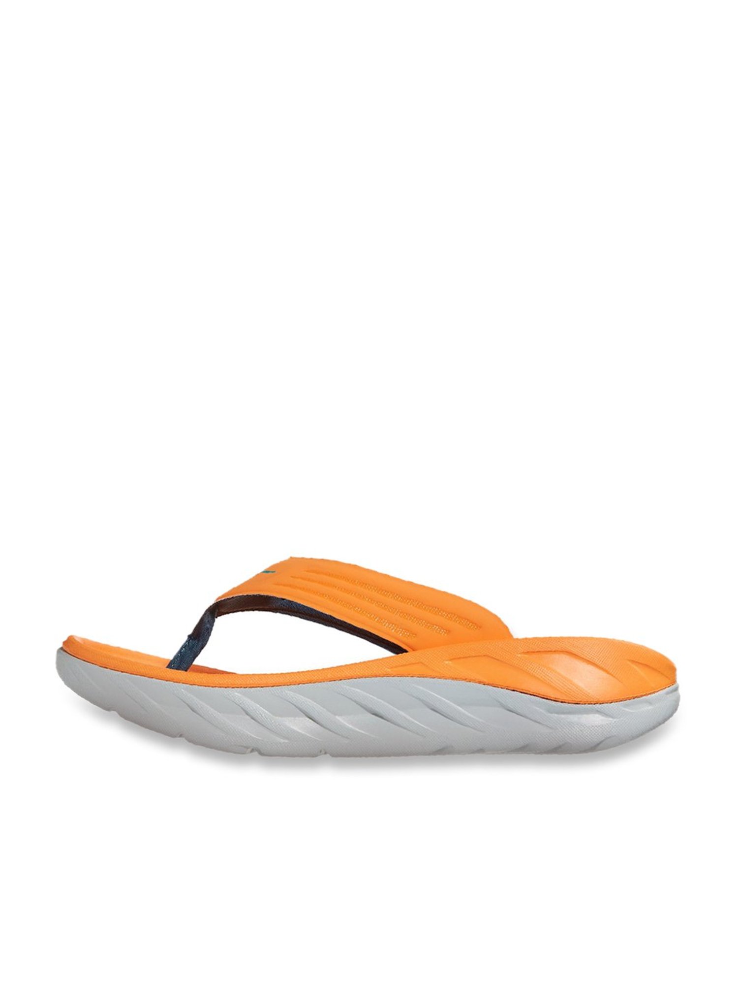 Buy Hoka Men s RECOVERY Blazing Orange Flip Flops for Men at Best