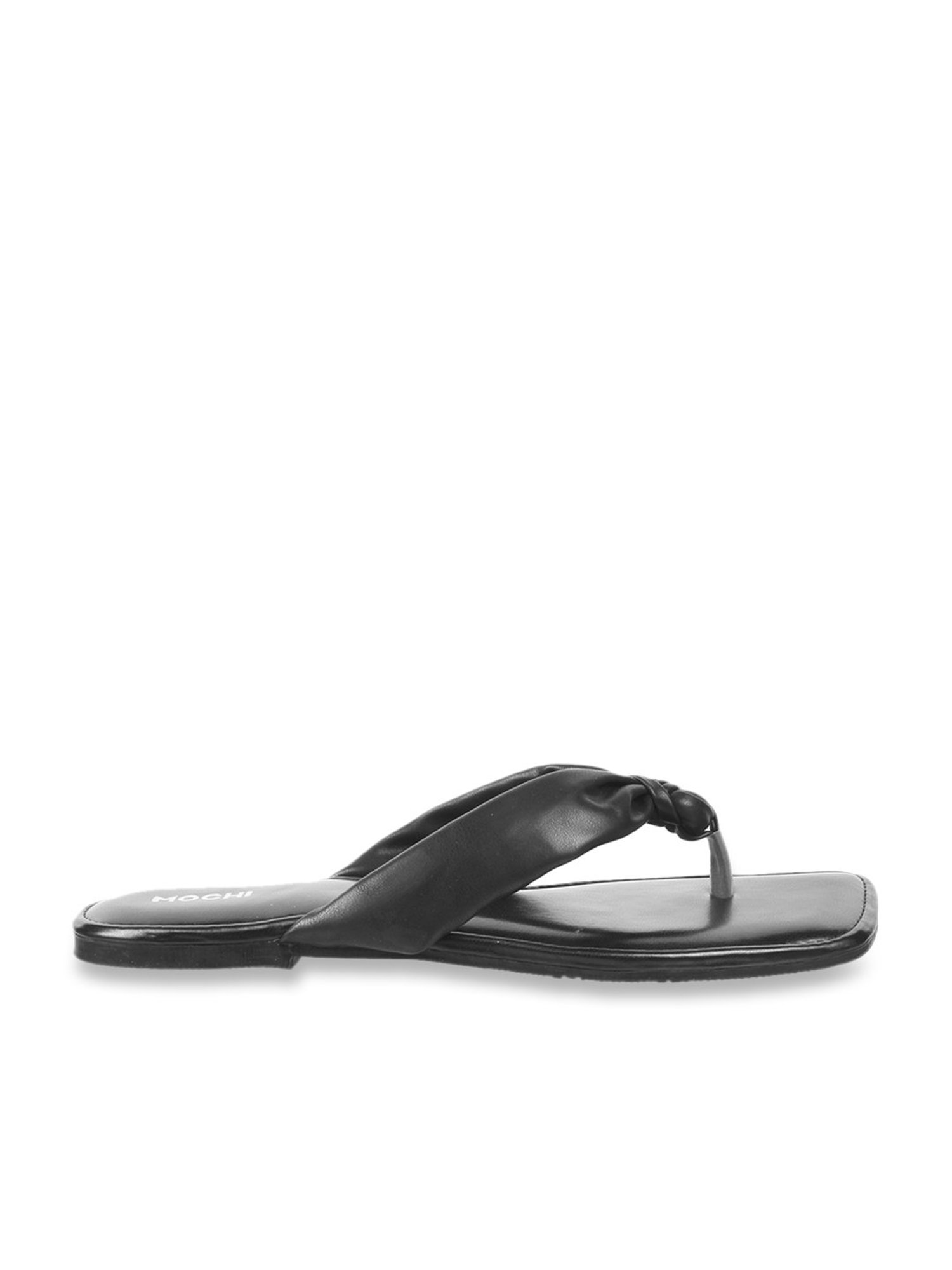 Buy Mochi Women Black-Pat Casual Sandals Online | SKU: 33-53-31-36 – Mochi  Shoes