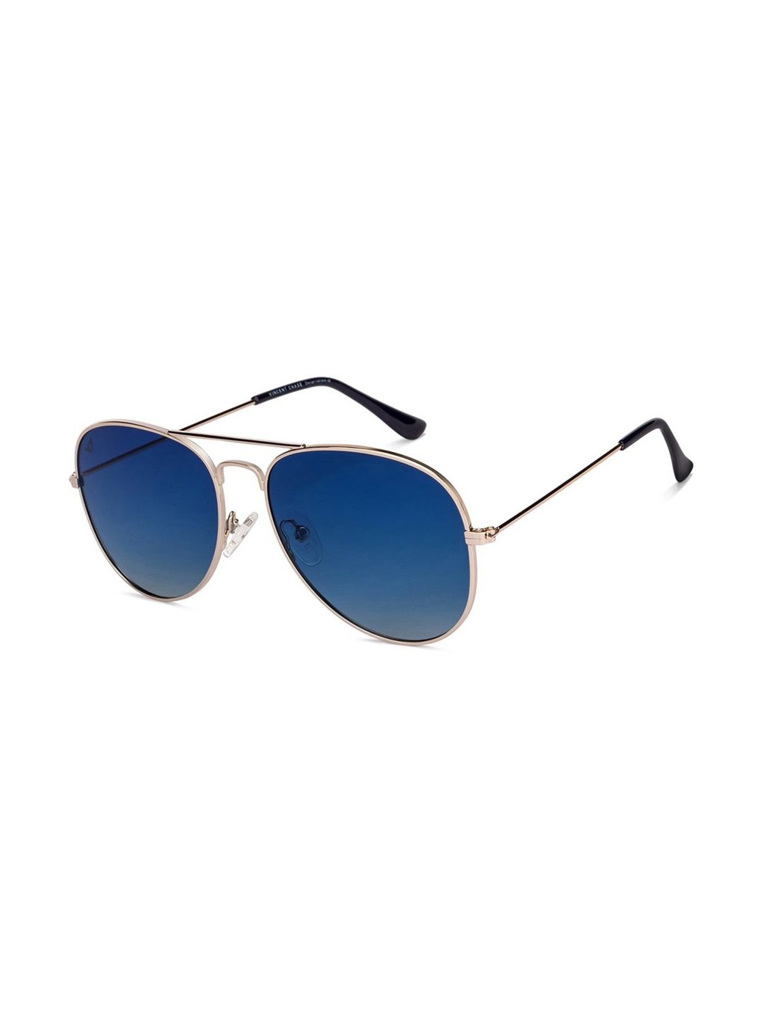 Buy VINCENT CHASE EYEWEAR Polarized and UV Protected Pilot Full Rim Blue  Sunglass (Men and Women) - Medium (VC S11075) Online at Best Prices in  India - JioMart.