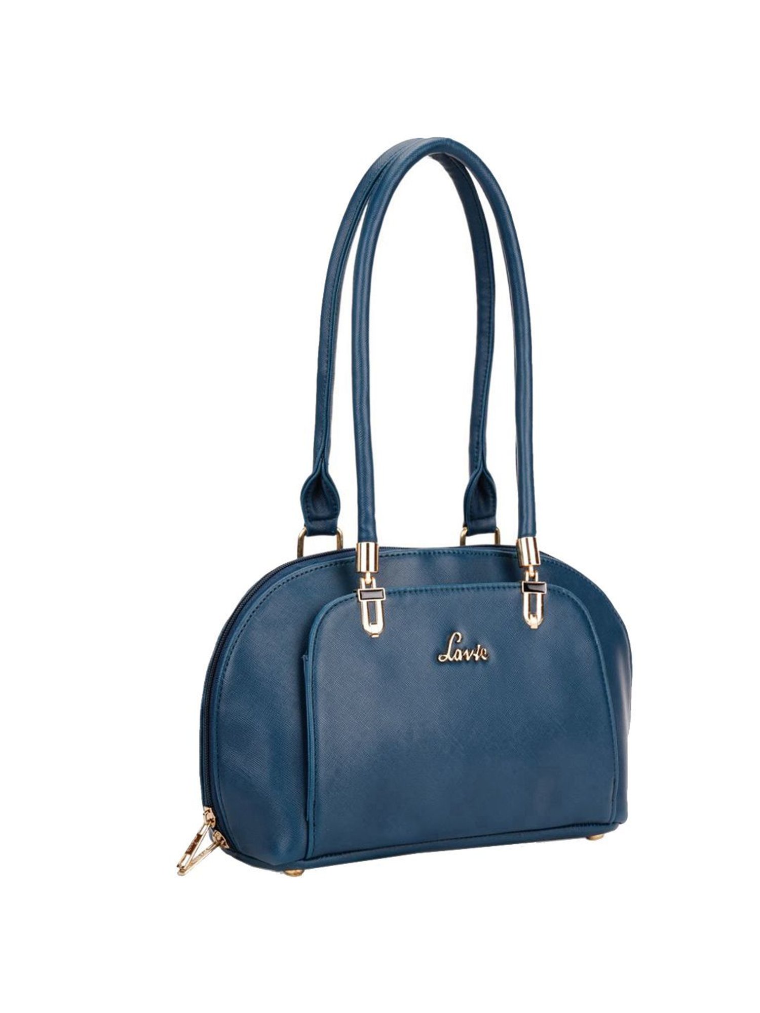 Buy Lavie Blue Solid Medium Shoulder Bag Online At Best Price