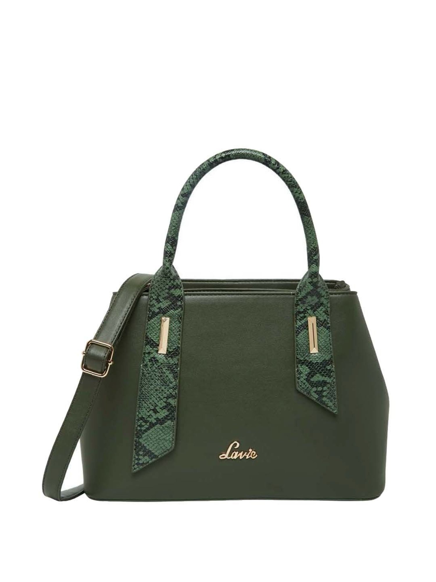 Buy Lavie Green Solid Small Handbag Online At Best Price Tata CLiQ