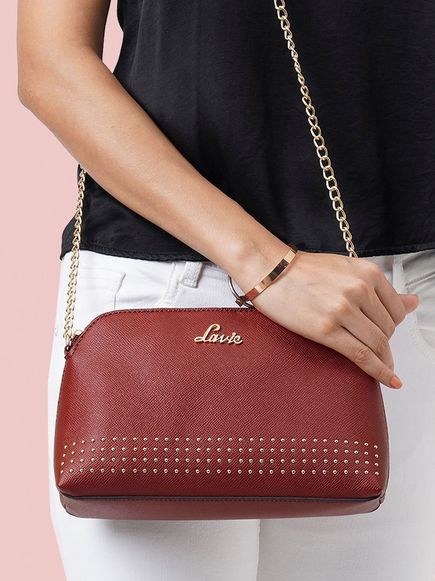 Lavie Women's Pamukkale Satchel Bag | Ladies Purse Handbag