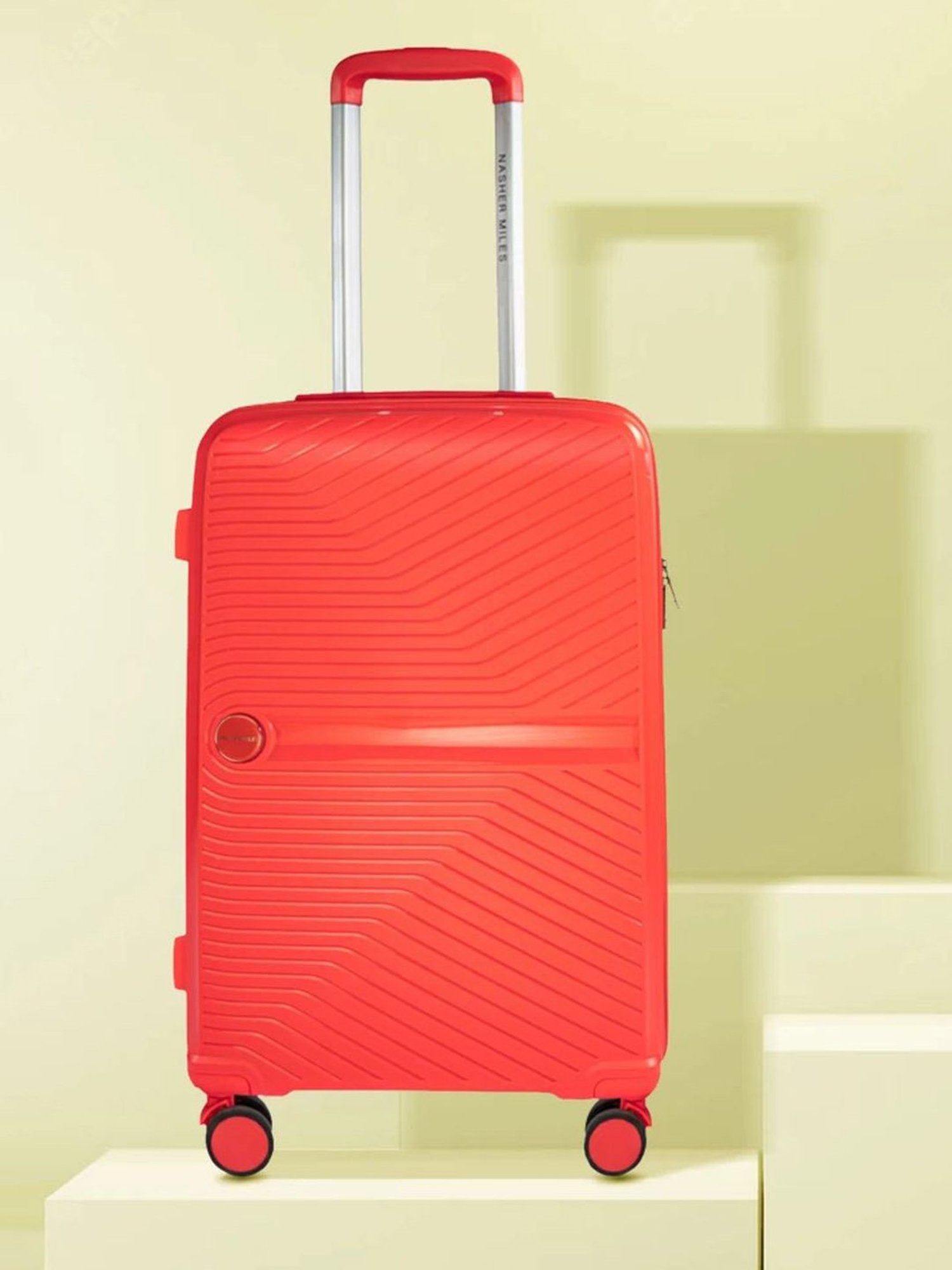 Buy Nasher Miles Denver Check-in Luggage Orange 65cm Online At Best Price @  Tata CLiQ