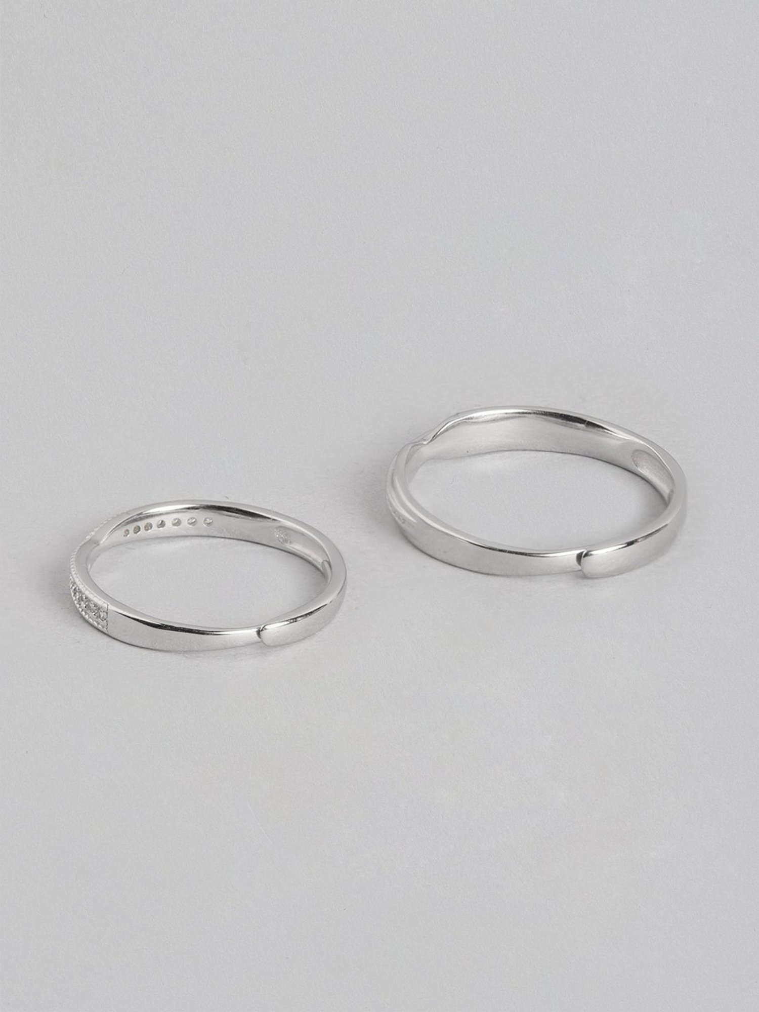 Stainless Steel Plain Couple Wedding Rings - Gold | Konga Online Shopping