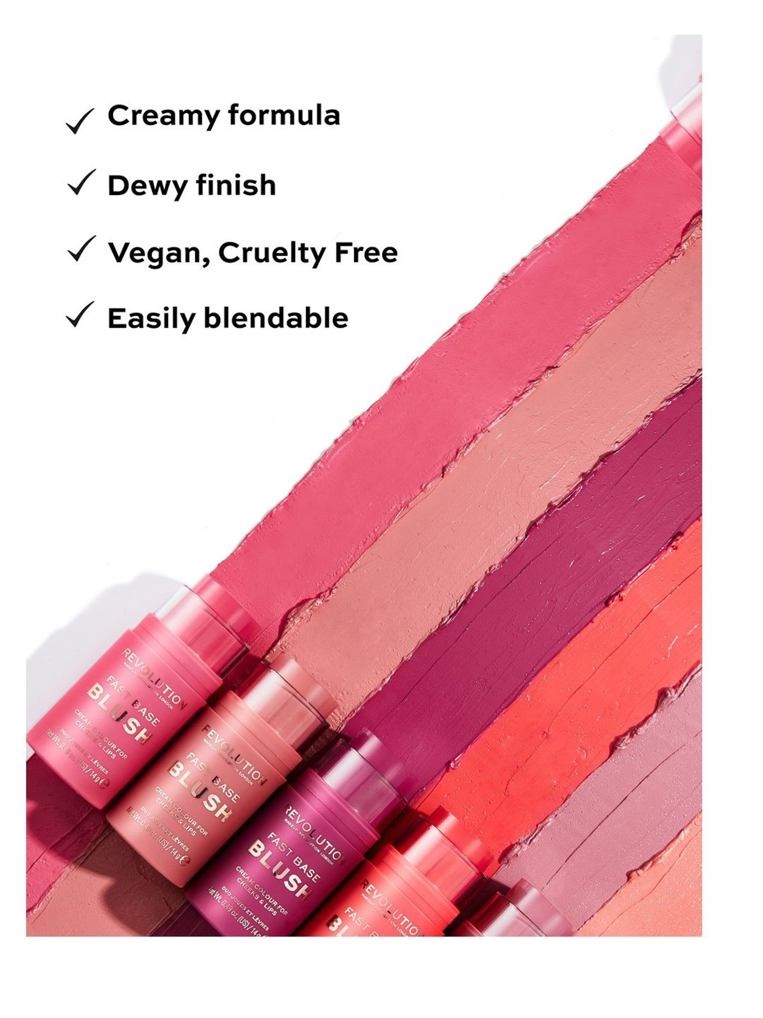 Revolution Fast Base Blush Stick - Bloom