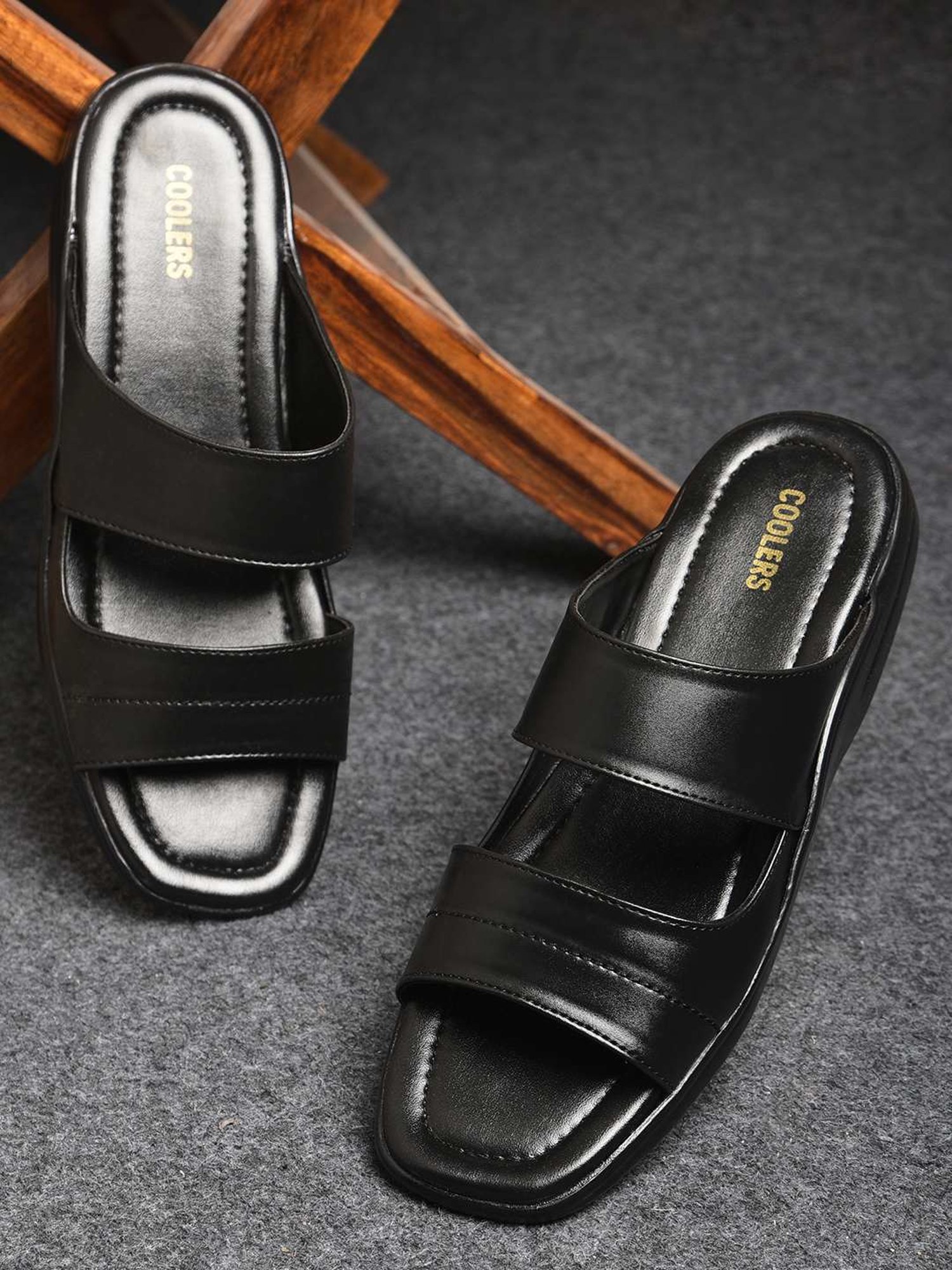 Liberty Coolers (from 7123-79_BLACK Men Slippers : Amazon.in: Fashion