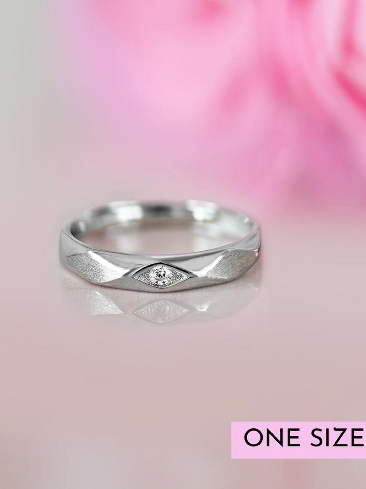 Buy Zavya Cross Band Ring Online At Best Price @ Tata CLiQ
