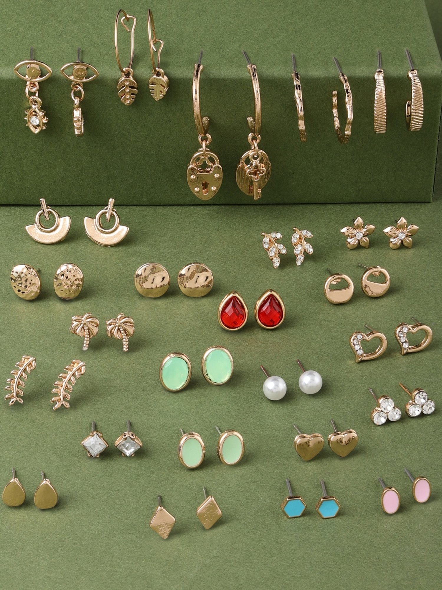 Buy Assorted Earrings for Women by ZAVERI PEARLS Online | Ajio.com